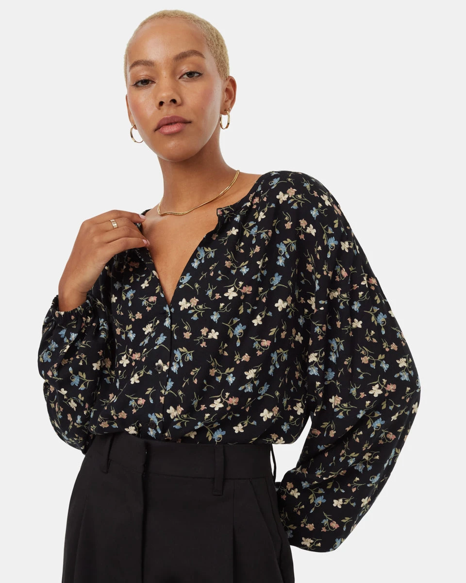 Tentree EcoWoven Crepe Blouse - Image 4