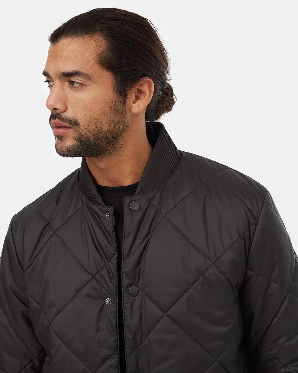 Tentree Diamond Padded Bomber Jacket - Image 4