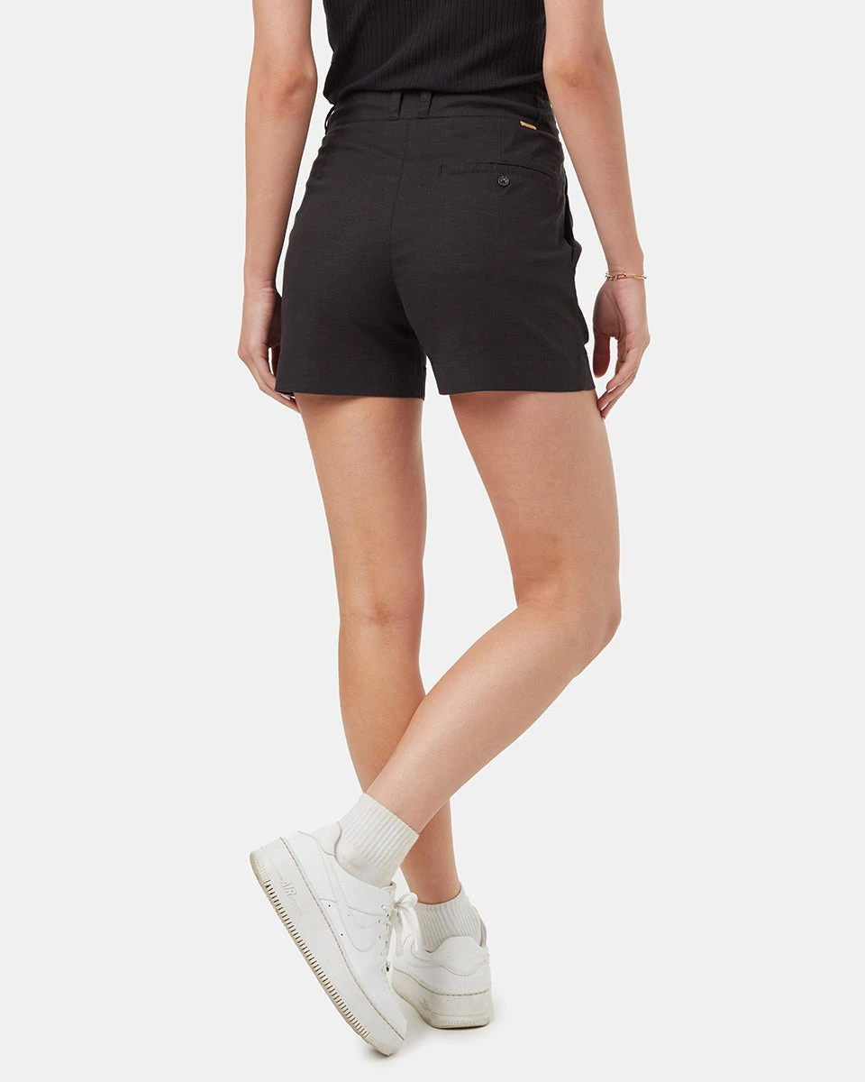 Tentree Pleated High Waisted Shorts - Image 3