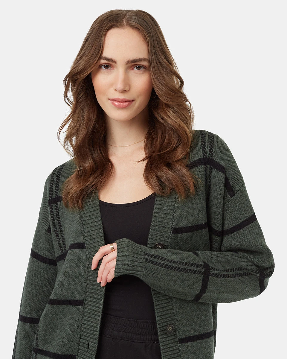 Tentree Highline Jacquard Cardigan - Image 4