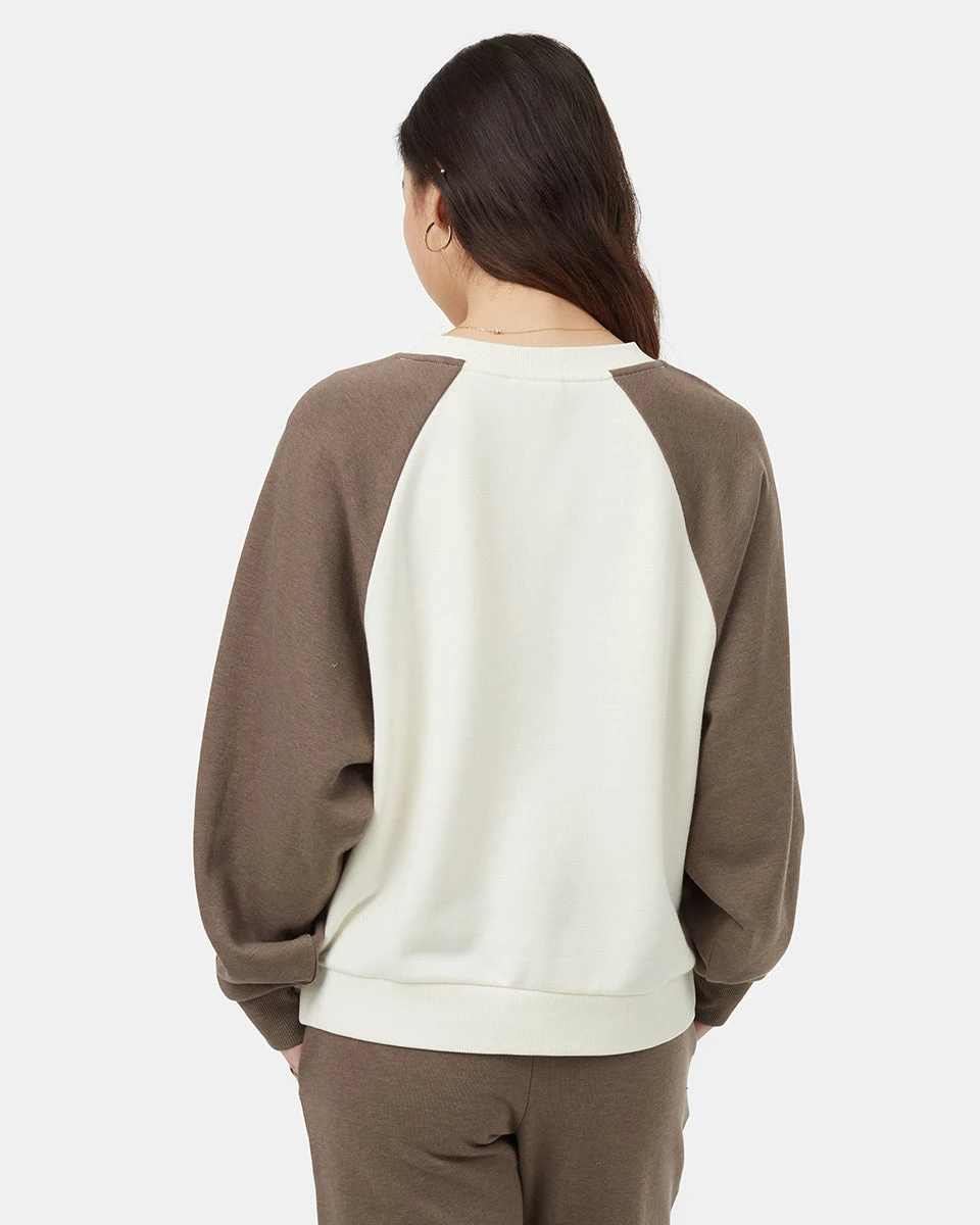 Tentree Treefleece Oversized Raglan Crew - Image 3