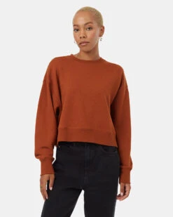 Tentree TreeFleece Oversized Cropped Crew