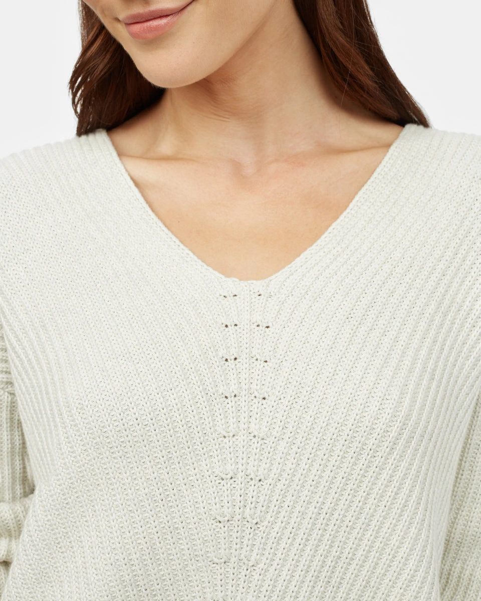 Tentree Highline Cotton V-Neck Sweater - Image 2