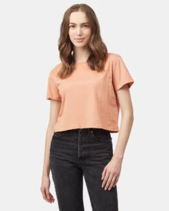 Tentree Organic Cotton Relaxed Cropped T-Shirt
