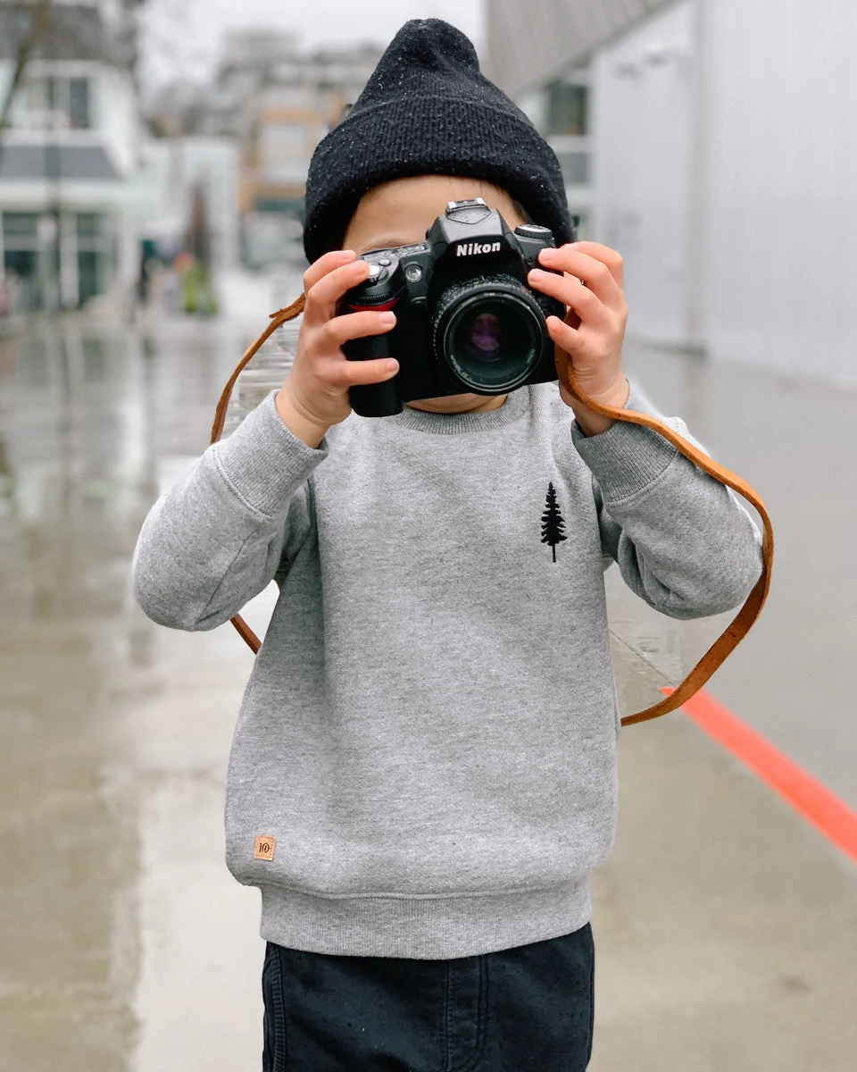 Tentree Kids Golden Spruce Crew - Image 2