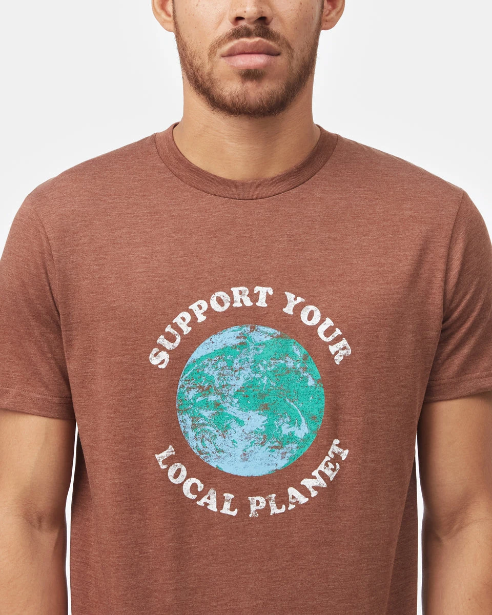 Tentree Support Your Local Planet T-Shirt - Image 4