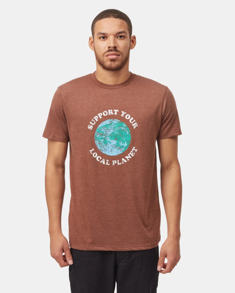 Tentree Support Your Local Planet T-Shirt